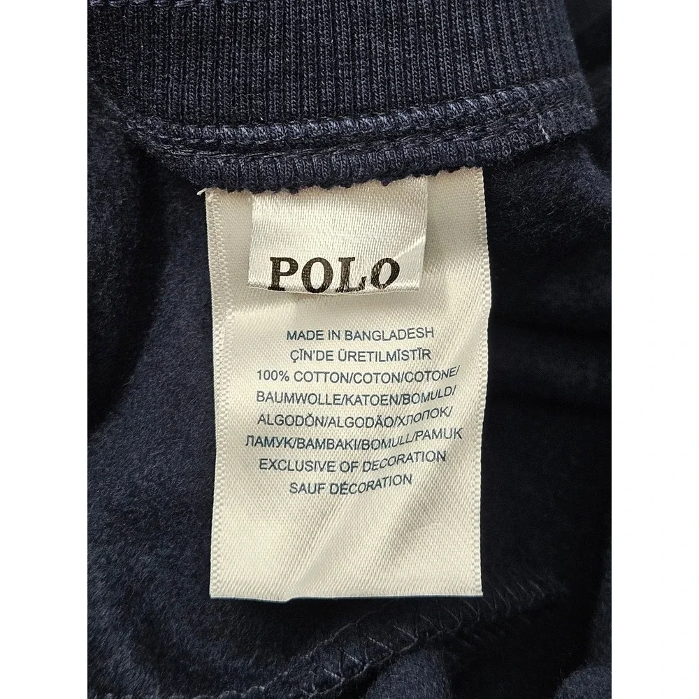 Polo Ralph Lauren Men's Navy Blue Cotton Jogger Sweatpants, 3 Pocket, 3XL, EUC!
